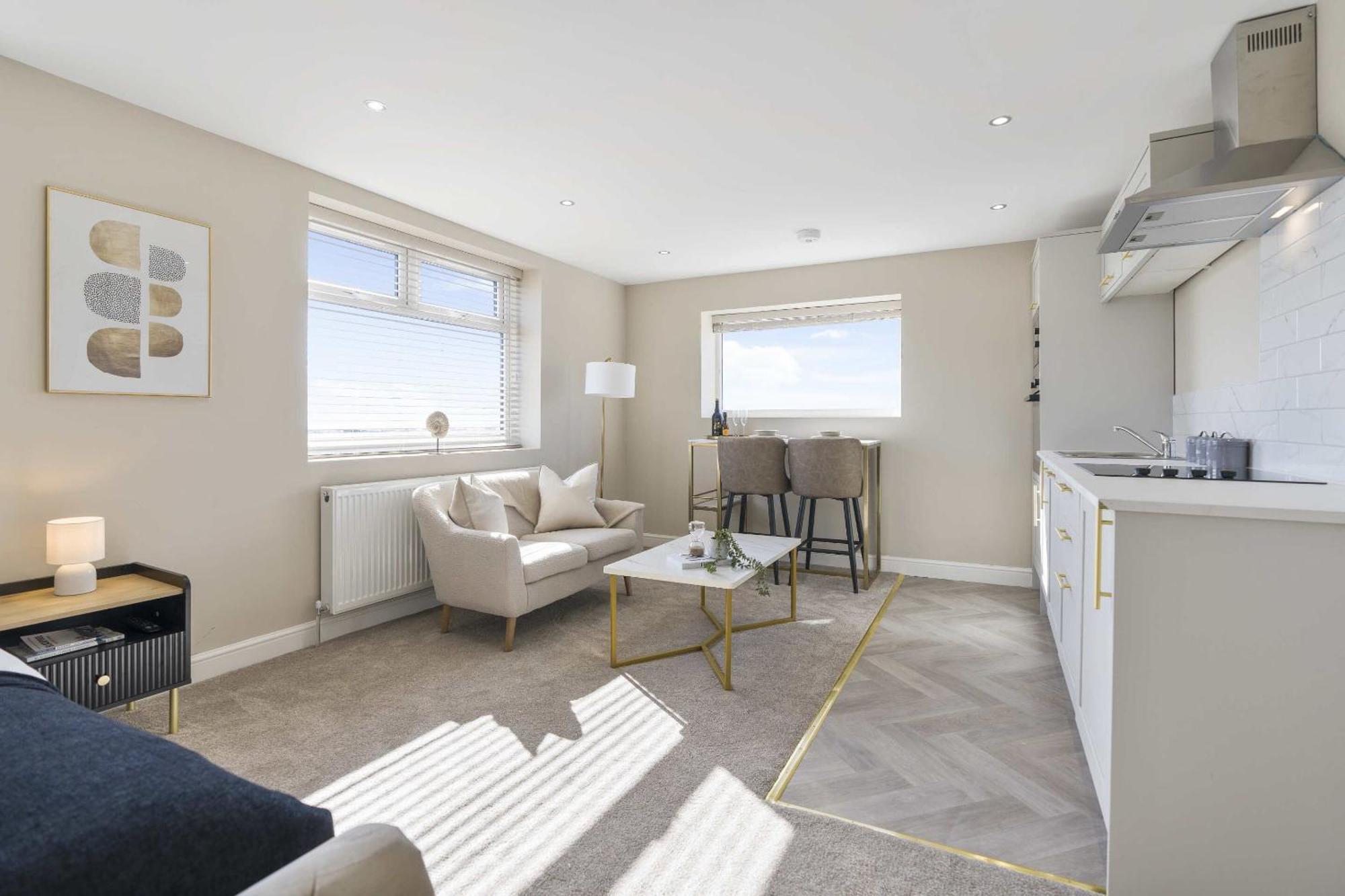 The Park Road Suites By Stamp Sa Blackpool Rum bild